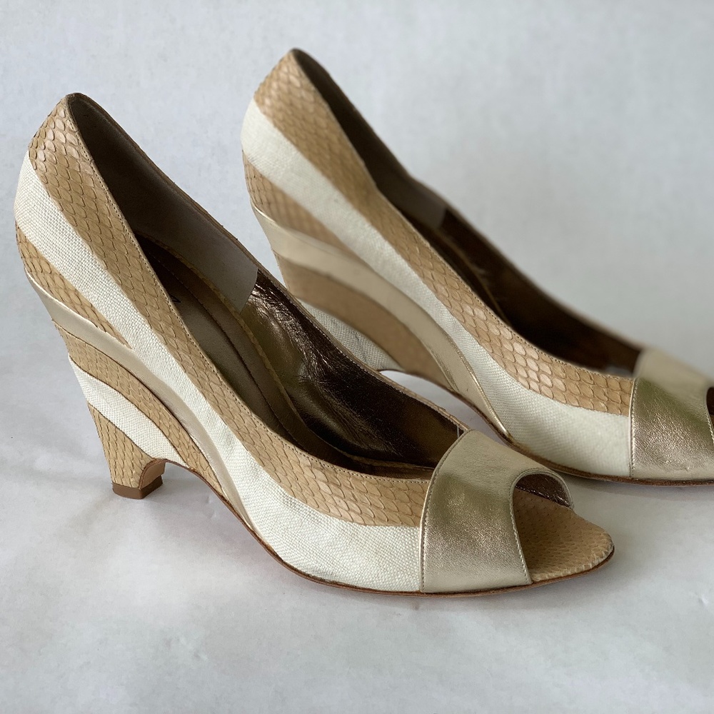 Italian RODO Summer Heeled Wedge